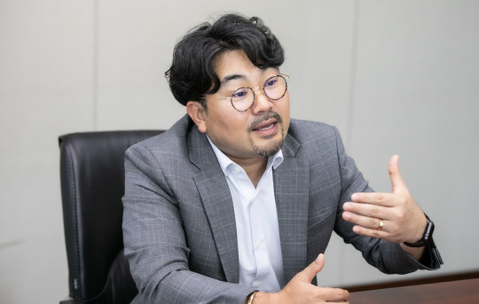 최명진 한컴인스페이스 대표 D파이오니어 인터뷰. 박동욱기자 fufus@